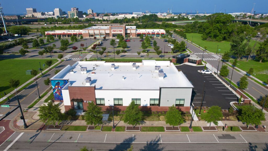 Brooks Crossing Shell Building PG Harris Construction Company PG Harris Construction Company